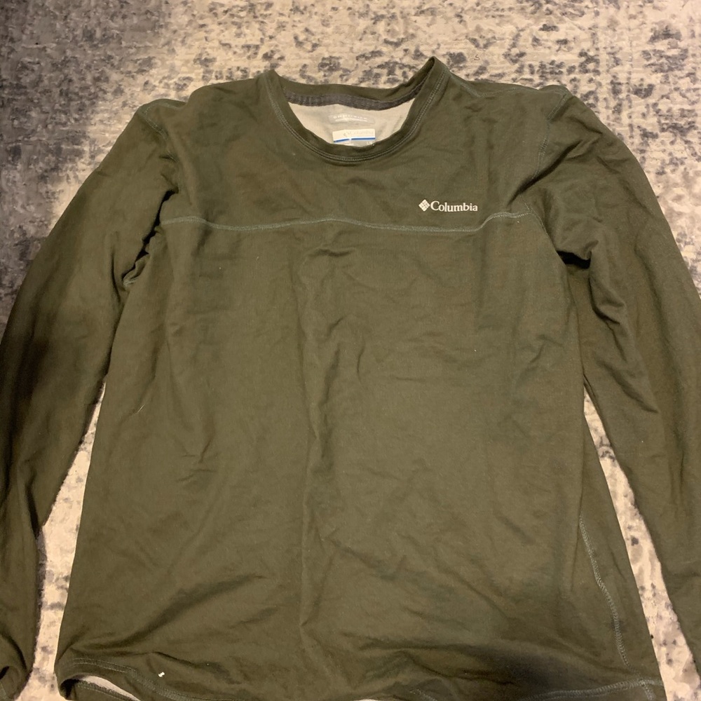 Columbia green long sleeve